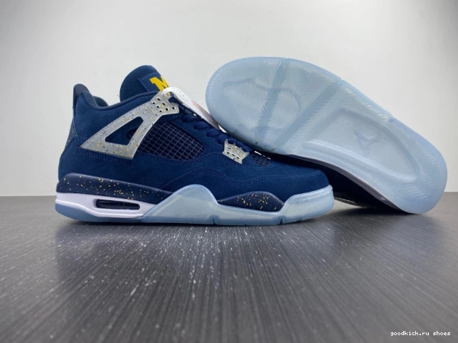 Cheap AJ4-1036660 (PE) Retro Michigan 4 Jordan Air 0709